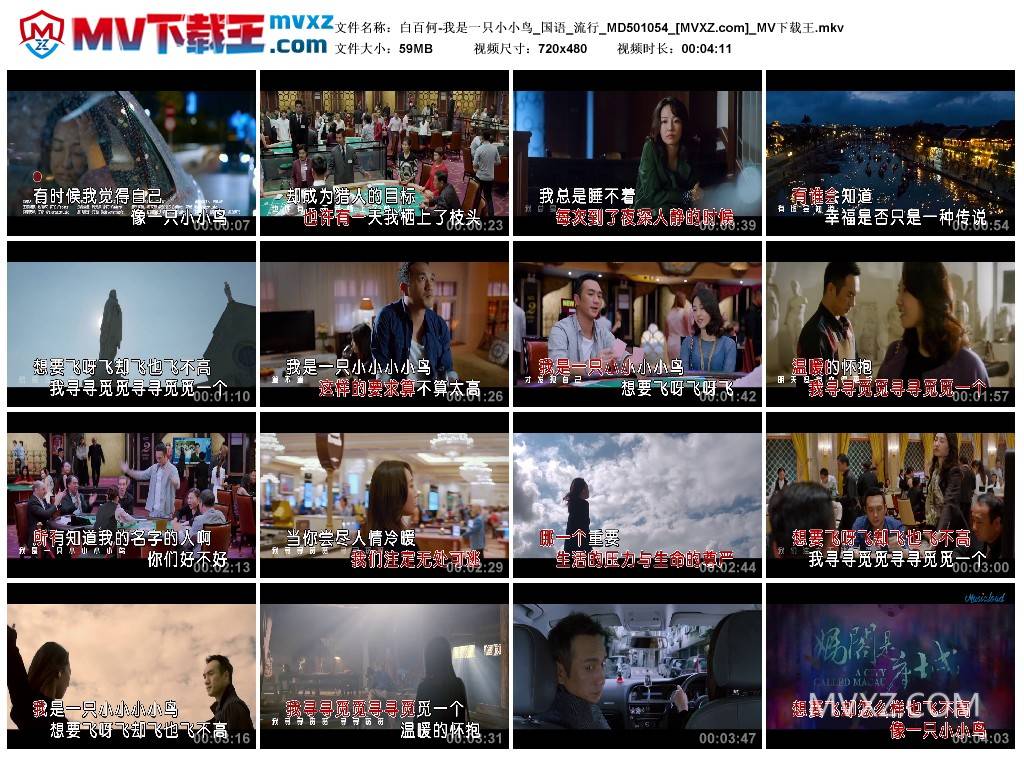 白百何-我是一只小小鸟_国语_流行_MD501054